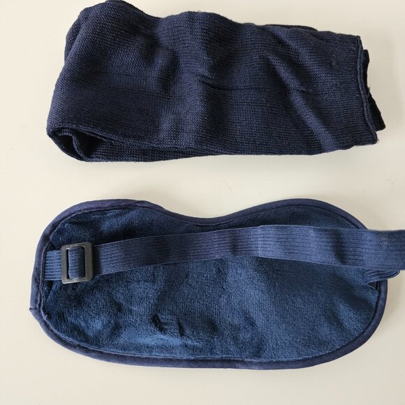 New Air France Business Class Travel Amenity Kit Pouch Navy Blue - Picture 3 of 9
